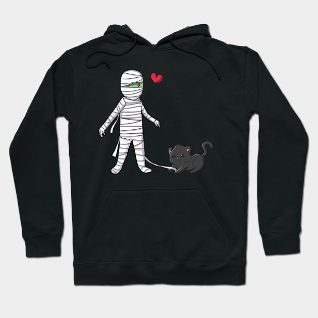 Mummy cat Hoodie by Jellyworld